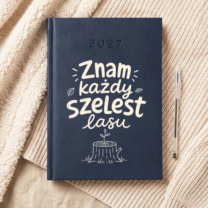 Kalendarz Książkowy A5 2027 Dla Leśniczego Prezent Dla Mężczyzny: Leśny Szept Doodle Kalendarz Książkowy A5 2027 Dla Leśniczego Prezent Dla Mężczyzny: Leśny Szept Doodle