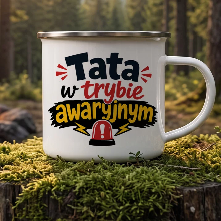 Kubek Emaliowany Dla Przyszłego Taty Prezent Na Dzień Ojca Dla Mężczyzny: Humor Przyszłego Taty Kubek Emaliowany Dla Przyszłego Taty Prezent Na Dzień Ojca Dla Mężczyzny: Humor Przyszłego Taty