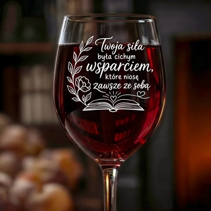 Kieliszek Do Wina Na Obronę Magistra Prezent Dla Kobiety: Ciche Wsparcie Kieliszek Do Wina Na Obronę Magistra Prezent Dla Kobiety: Ciche Wsparcie