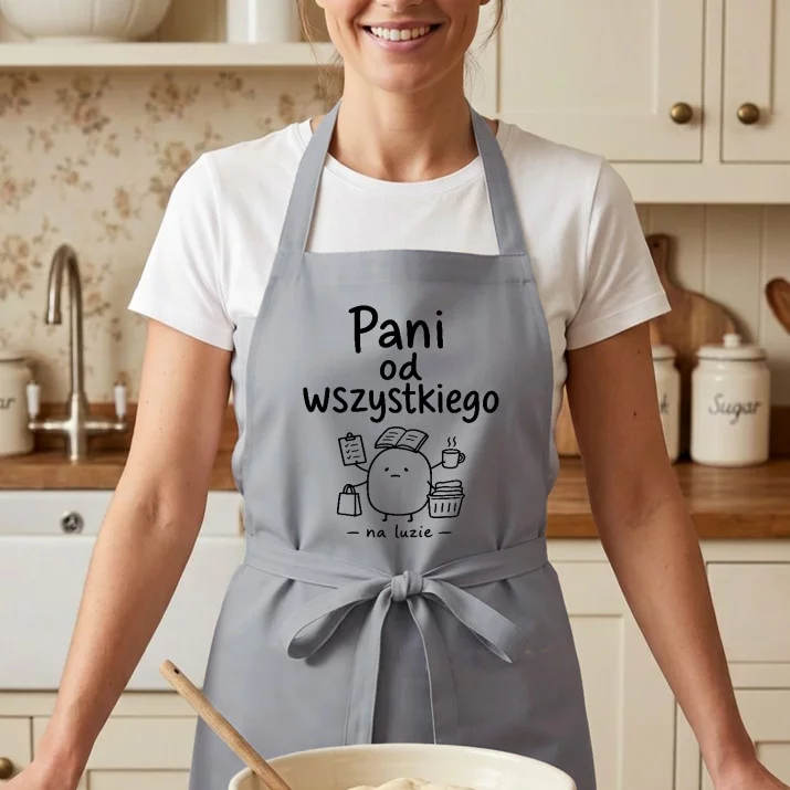 Fartuch Na Zakończenie Przedszkola Prezent Dla Kobiety: Pani Od Wszystkiego