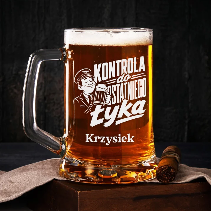 Kufel Personalizowany z Grawerem Dla Konduktora Prezent Dla Mężczyzny: Kolejowy Humor Kufel Personalizowany z Grawerem Dla Konduktora Prezent Dla Mężczyzny: Kolejowy Humor