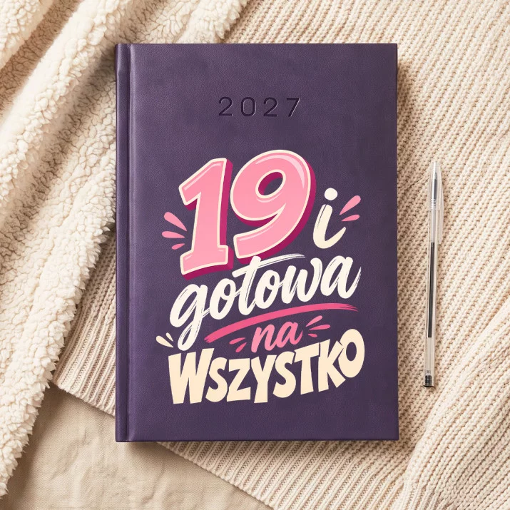 Kalendarz Książkowy A5 2027 Na 19 Urodziny Prezent Dla Kobiety: Zadziorna Dziewiętnastka Kalendarz Książkowy A5 2027 Na 19 Urodziny Prezent Dla Kobiety: Zadziorna Dziewiętnastka