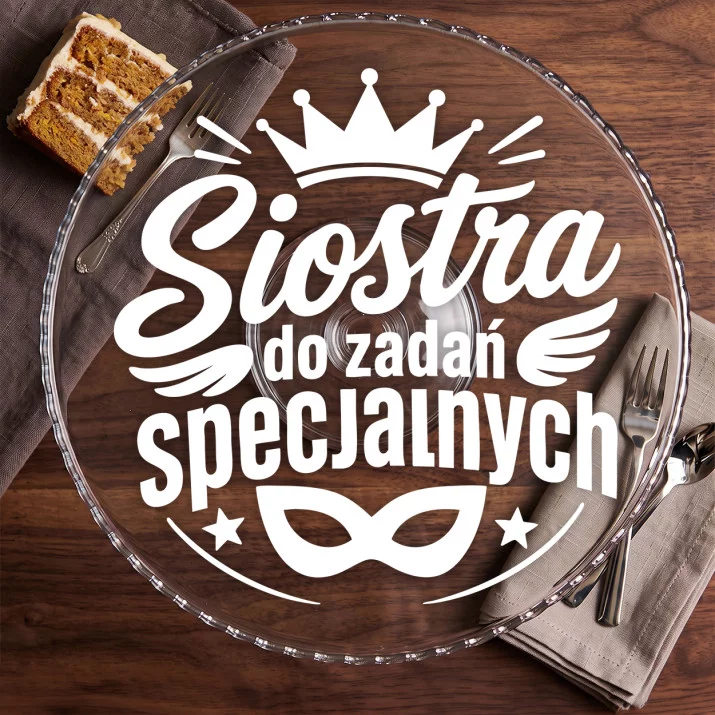 Patera Na Ciasto Dla Siostry Prezent Dla Kobiety: Siostrzany Humor