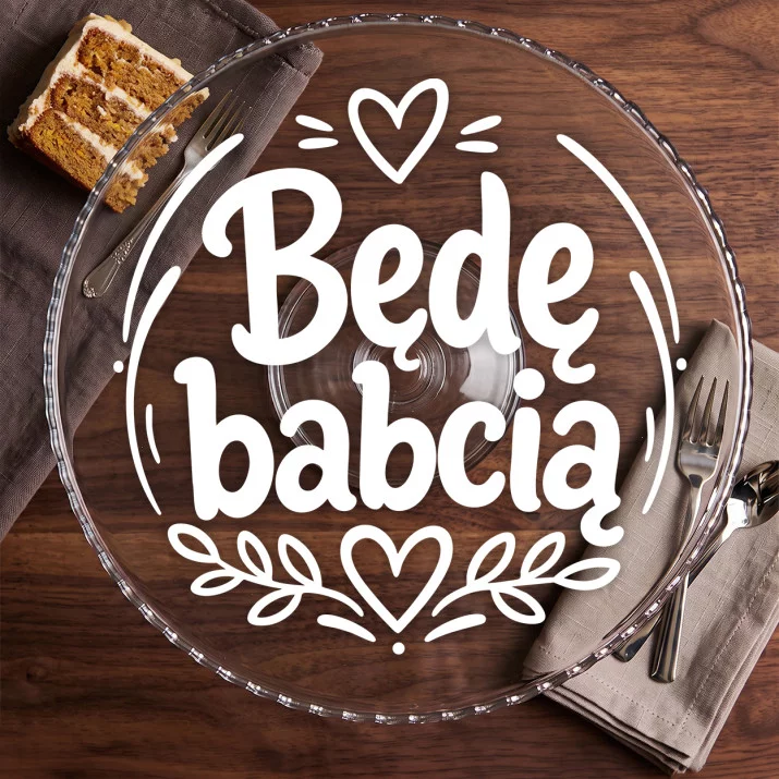 Patera Na Ciasto Dla Przyszłej Babci Prezent Na Dzień Babci Dla Kobiety: Deklaracja Babci Patera Na Ciasto Dla Przyszłej Babci Prezent Na Dzień Babci Dla Kobiety: Deklaracja Babci