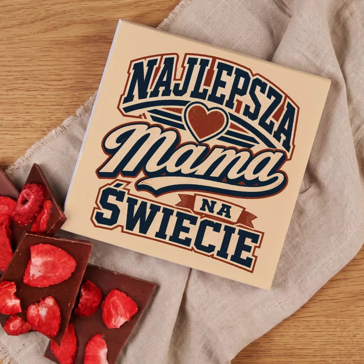 Czekolada Z Truskawkami Na Dzień Mamy Prezent Dla Mamy Kobiety: Emblemat Dla Mamy Czekolada Z Truskawkami Na Dzień Mamy Prezent Dla Mamy Kobiety: Emblemat Dla Mamy