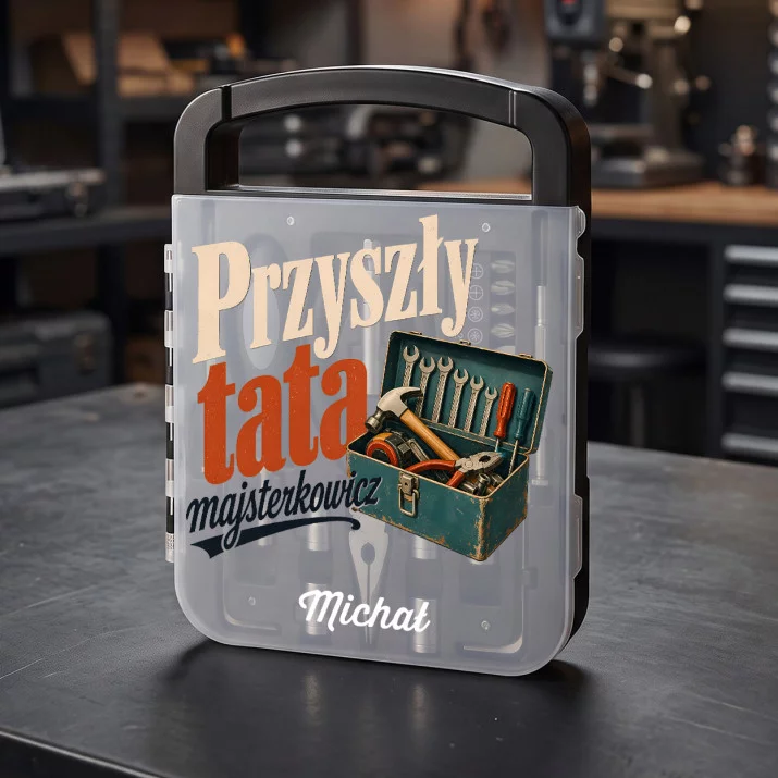 Zestaw Narzędzi Dla Przyszłego Taty Prezent Na Dzień Ojca Dla Mężczyzny: Warsztat Przyszłego Taty