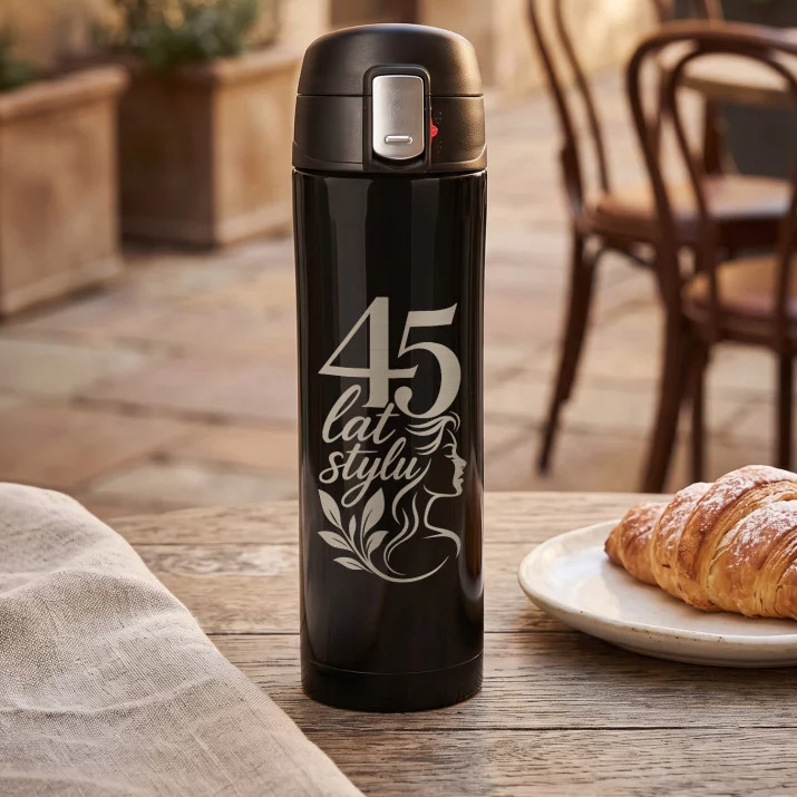 Kubek Termiczny 440ml Dla 45 Latki Prezent Na 45 Urodziny: 45 Lat Stylu -