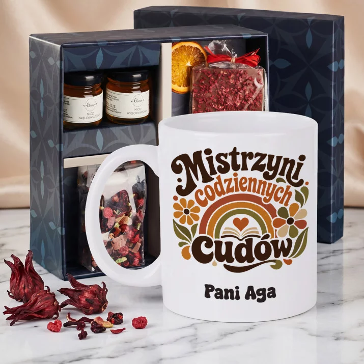 Zestaw Prezenowy z Kubkiem Dla Wychowawczyni Dla Kobiety: Mistrzyni Codziennych Zestaw Prezenowy z Kubkiem Dla Wychowawczyni Dla Kobiety: Mistrzyni Codziennych