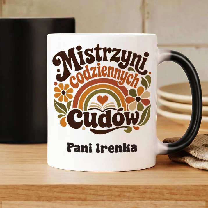 Kubek Personalizowany Dla Wychowawczyni Prezent Dla Kobiety: Mistrzyni Codziennych