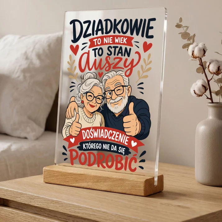 Druk Na Szkle Dla Dziadków Prezent Dla Pary: Dziadkowie To Stan Duszy Druk Na Szkle Dla Dziadków Prezent Dla Pary: Dziadkowie To Stan Duszy