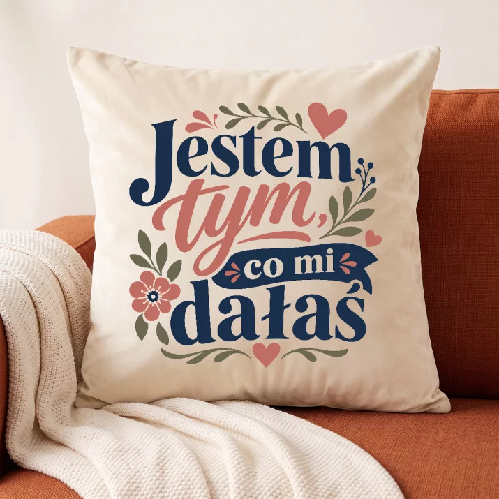 Poduszka Dekoracyjna Na Dzień Babci Prezent Dla Babci Kobiety: Nić Wspomnień