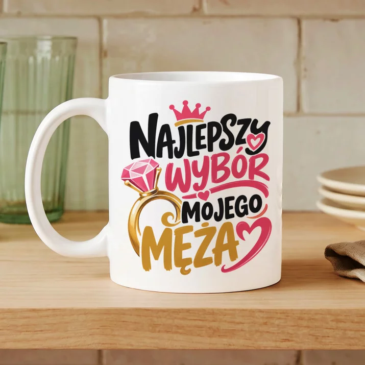 Kubek Z Nadrukiem Na Rocznicę Prezent Na Walentynki Dla Kobiety: Najlepszy Wybór Męża Kubek Z Nadrukiem Na Rocznicę Prezent Na Walentynki Dla Kobiety: Najlepszy Wybór Męża