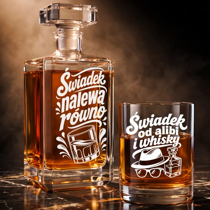 Zestaw Do Whisky Dla Świadka Prezent Dla Mężczyzny: Świadek Nalewa Równo Zestaw Do Whisky Dla Świadka Prezent Dla Mężczyzny: Świadek Nalewa Równo