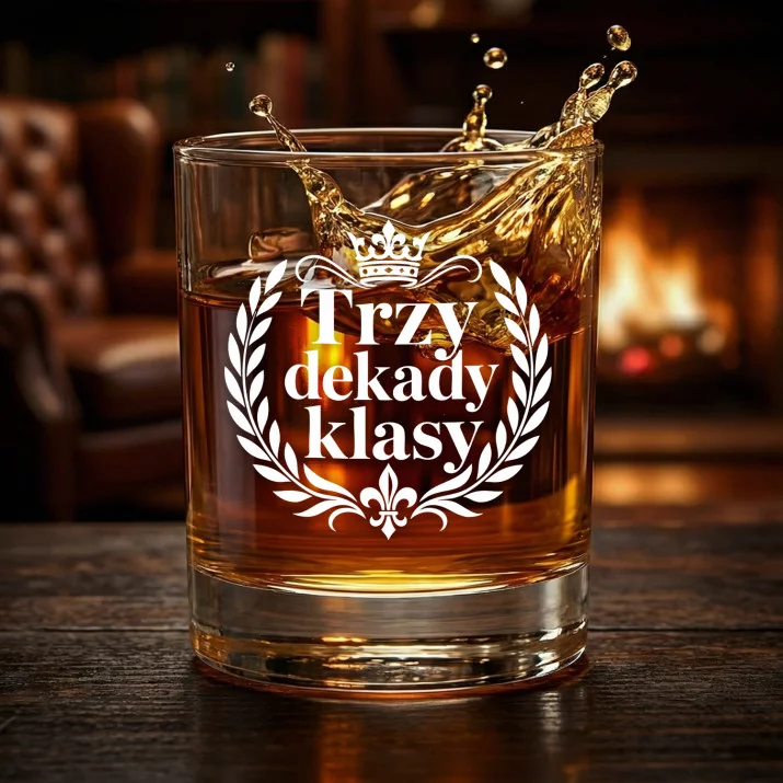 Szklanka Do Whisky Na 30 Lecie Ślubu Prezent Dla Mężczyzny: Trzy Dekady Klasy Szklanka Do Whisky Na 30 Lecie Ślubu Prezent Dla Mężczyzny: Trzy Dekady Klasy