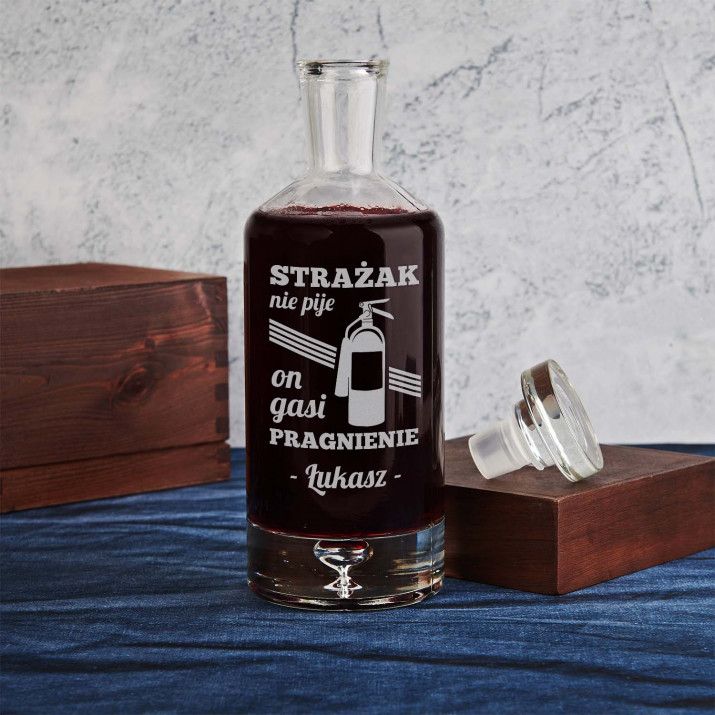 Gasi pragnienie - Karafka na alkohol butelka