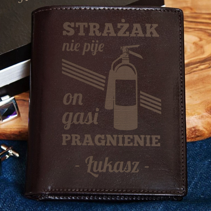 Gasi pragnienie - Portfel skórzany