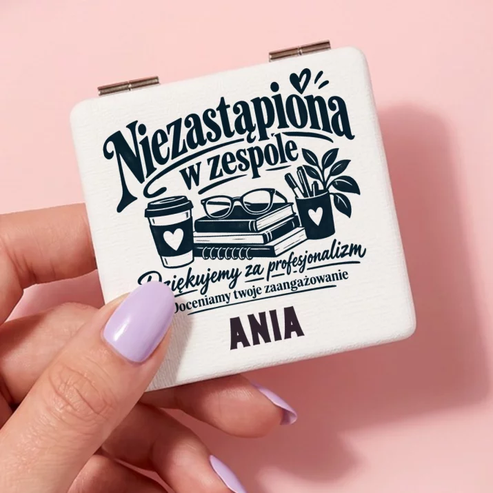 Lusterko Kieszonkowe Dla Pracownicy Prezent Dla Kobiety: Niezastąpiona W Zespole