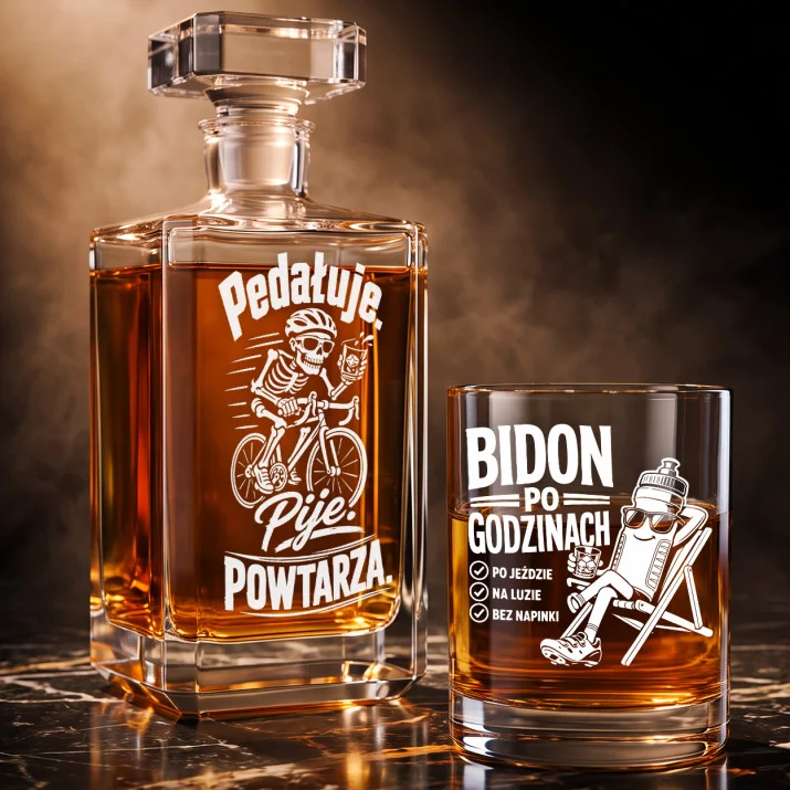 Zestaw Do Whisky Dla Rowerzysty Prezent Dla Mężczyzny: Rowerowy Toast Zestaw Do Whisky Dla Rowerzysty Prezent Dla Mężczyzny: Rowerowy Toast