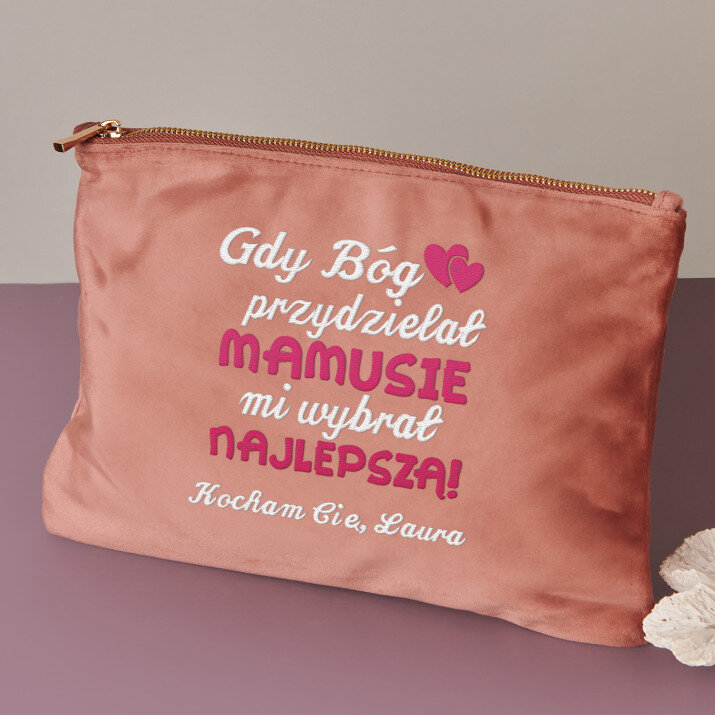 Gdy Bóg przydzielał mamusie - Kosmetyczka welurowa