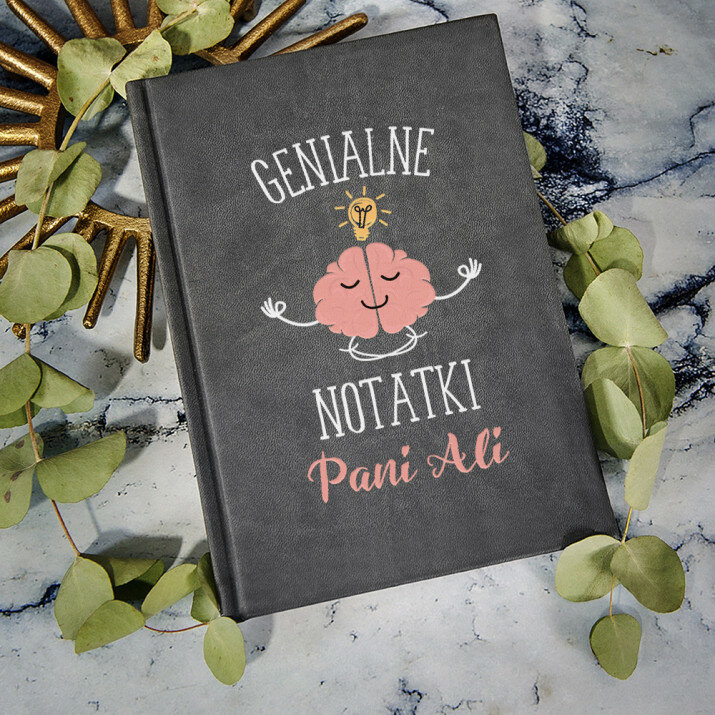 Genialne notatki - notatnik A5 z nadrukiem