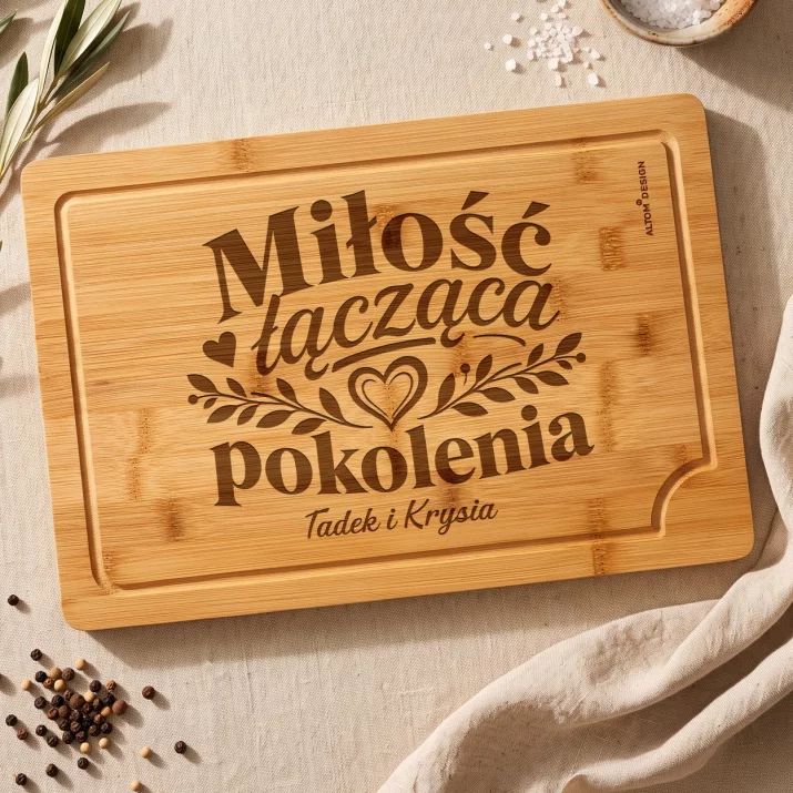 Deska Do Krojenia z Grawerem Dla Babci i Dziadka Prezent Na Dzień Babci i Dziadka Dla Pary: Miłość Łącząca Pokolenia Deska Do Krojenia z Grawerem Dla Babci i Dziadka Prezent Na Dzień Babci i Dziadka Dla Pary: Miłość Łącząca Pokolenia
