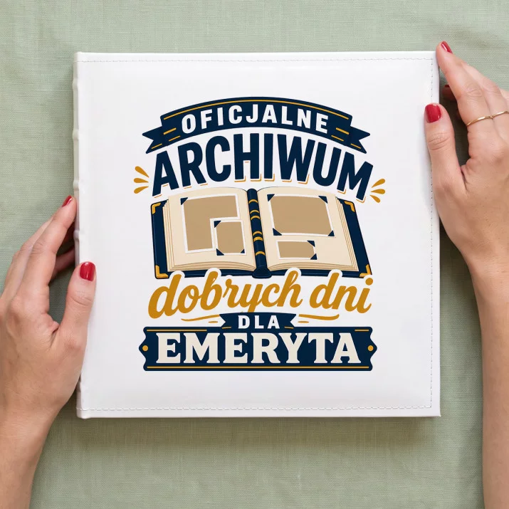 Album Na Zdjęcia Tradycyjny Dla Emeryta Prezent Na Emeryturę Dla Mężczyzny: Archiwum Dobrych Dni