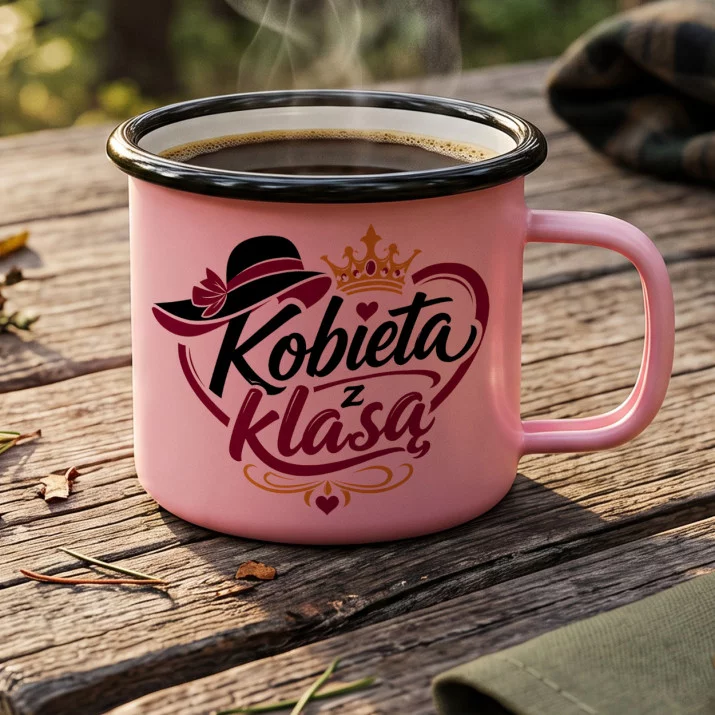 Kubek Emaliowany Na 80 Urodziny Prezent Dla 80 Latki Kobiety: Kobieca Elegancja Kubek Emaliowany Na 80 Urodziny Prezent Dla 80 Latki Kobiety: Kobieca Elegancja