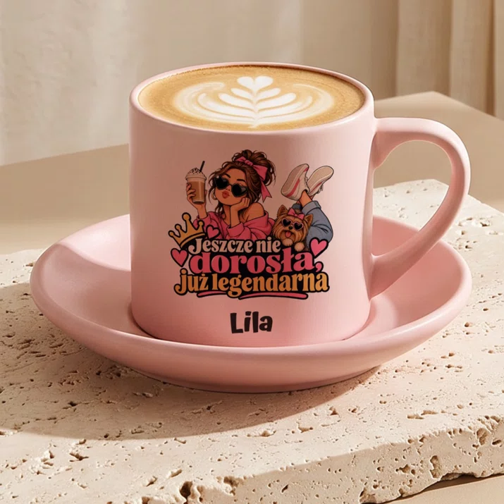 Filiżanka Personalizowana Dla 19 Latki Prezent Dla Kobiety: Jeszcze Nie Dorosła, Już