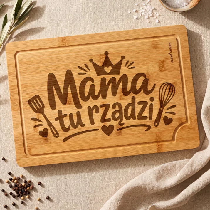 Deska Do Krojenia Na Dzień Mamy Prezent Dla Mamy Kobiety: Szefowa Domowej Kuchni Deska Do Krojenia Na Dzień Mamy Prezent Dla Mamy Kobiety: Szefowa Domowej Kuchni