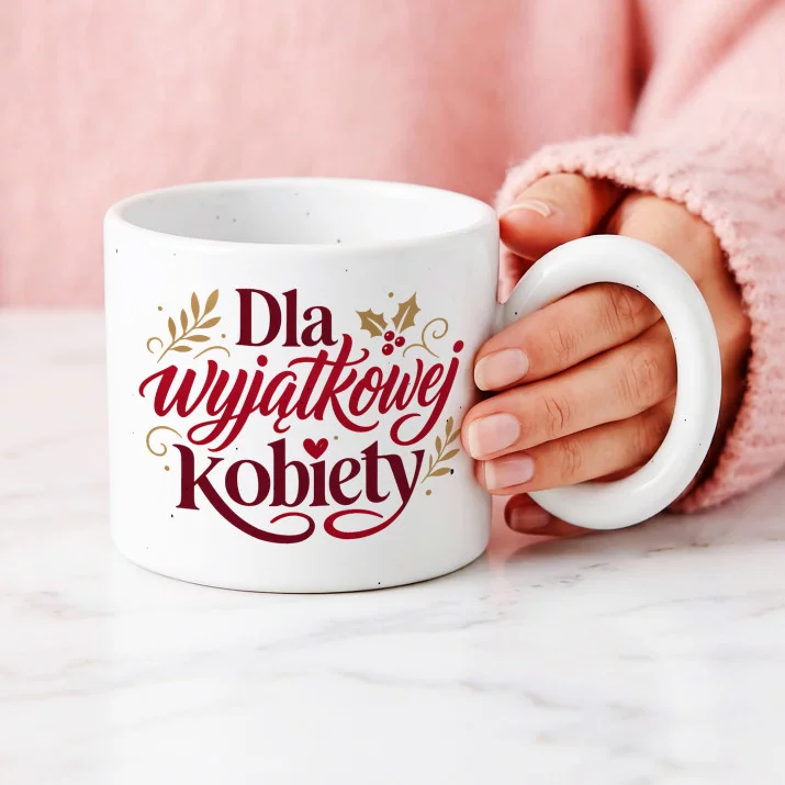 Kubek Z Okrągłym Uchem Na Mikołaja Prezent Dla Kobiety: Subtelna Elegancja