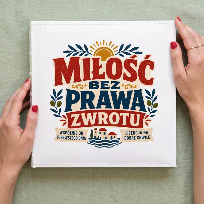 Album Na Zdjęcia Tradycyjny Na 5 Rocznicę Ślubu Prezent Dla Pary: Śródziemnomorska Etykieta