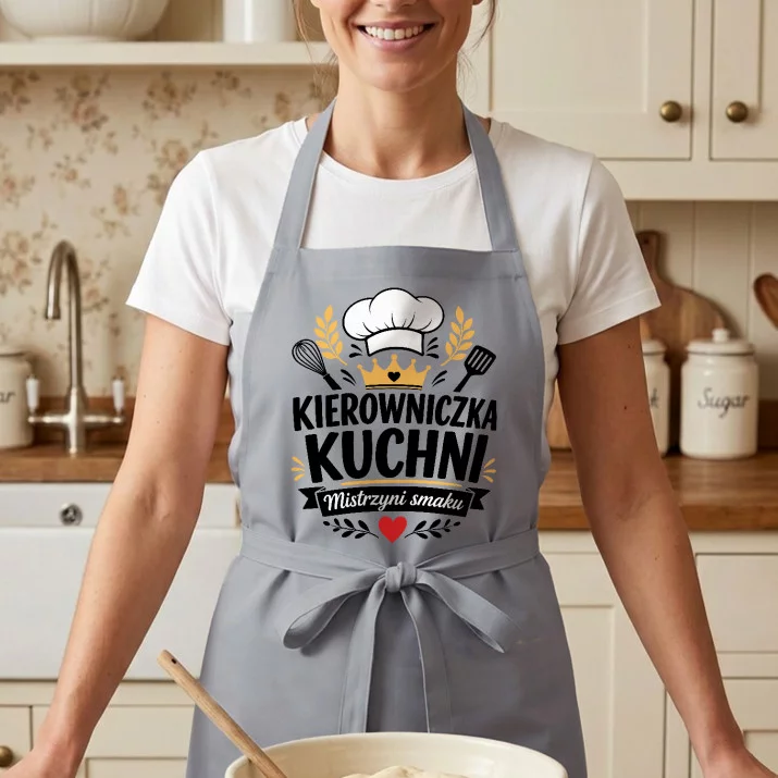 Fartuch Dla Kierowniczki Prezent Dla Kobiety: Kierowniczka Kuchni