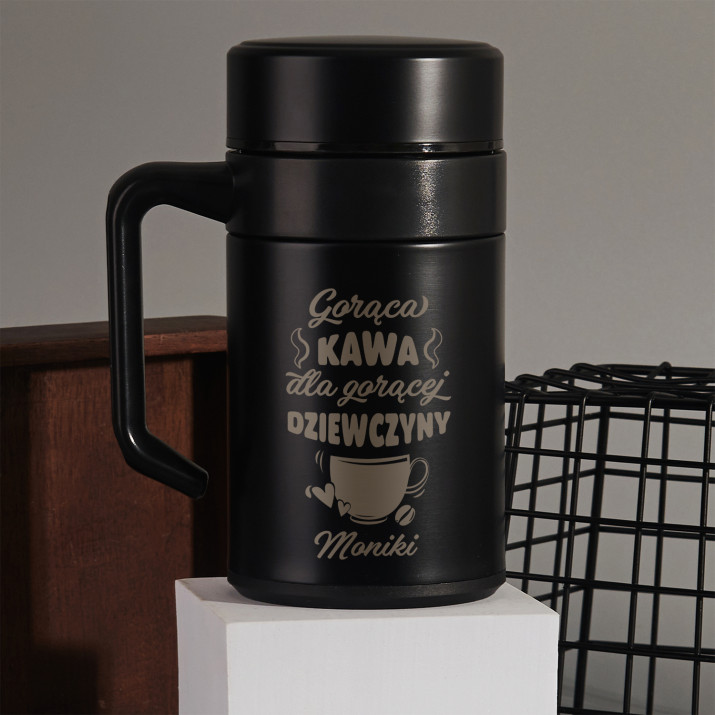 Gorąca kawa - Kubek termiczny 400 ml