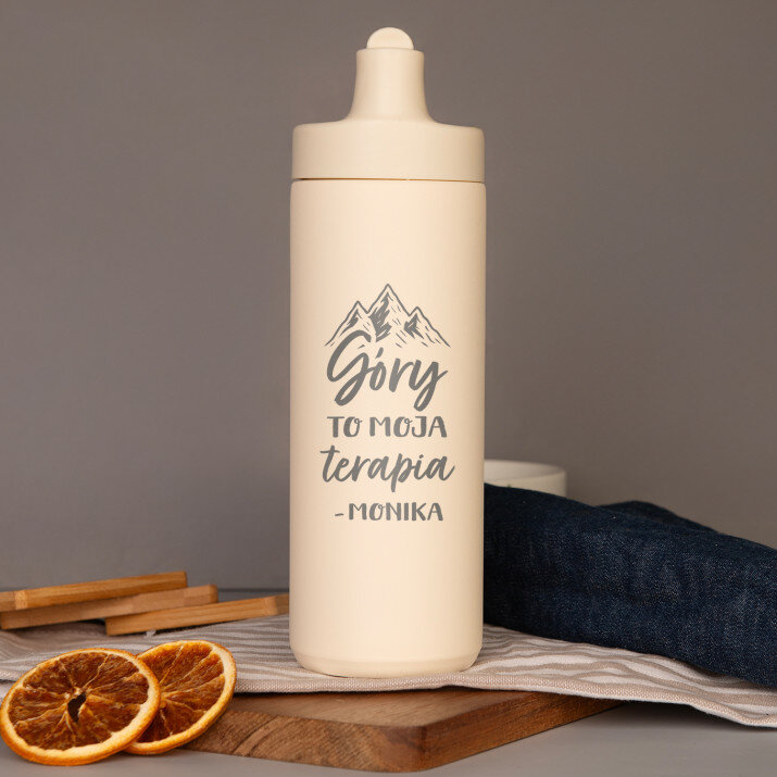  góry to moja terapia - Bidon termiczny 500 ml