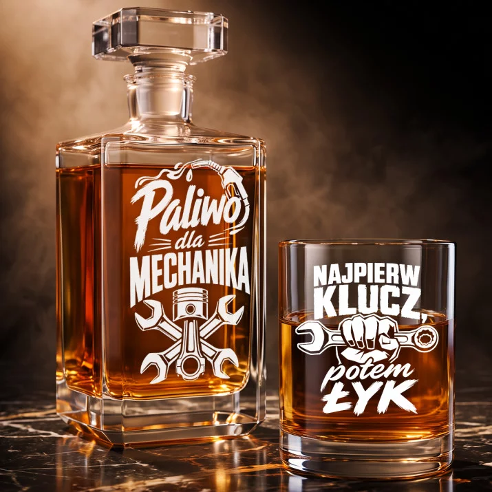 Zestaw Do Whisky Dla Mechanika Prezent Dla Mężczyzny: Paliwo Dla Mechanika Zestaw Do Whisky Dla Mechanika Prezent Dla Mężczyzny: Paliwo Dla Mechanika