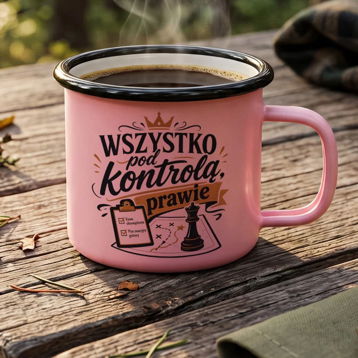 Kubek Emaliowany Na Mikołaja Prezent Dla Kobiety: Perfekcyjny Chaos