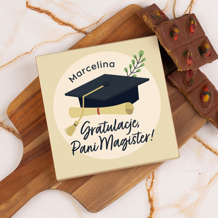  gratulacje pani magister - Dubajska czekolada