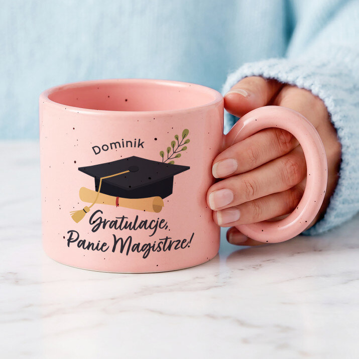 Gratulacje panie magistrze - Kubek z okrągłym uchem