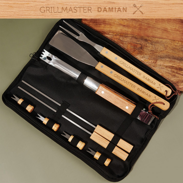Grillmaster - Zestaw do grilla w torbie