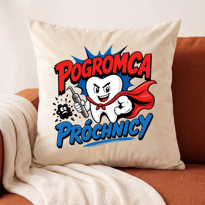 Poduszka Dekoracyjna Dla Dentysty Prezent Dla Mężczyzny: Humor Dentystyczny