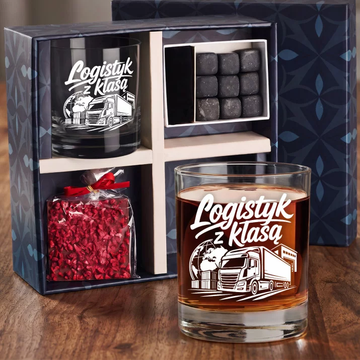Zestaw Prezentowy Whisky Dla Logistyka Dla Mężczyzny: Logistyk Z Klasą Zestaw Prezentowy Whisky Dla Logistyka Dla Mężczyzny: Logistyk Z Klasą