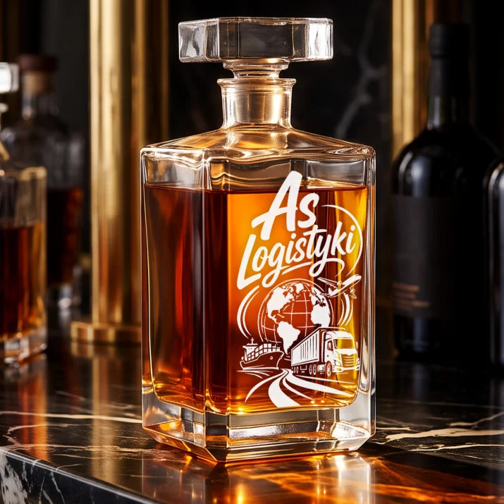 Karafka Do Whisky z Grawerem Dla Logistyka Prezent: As Logistyki Karafka Do Whisky z Grawerem Dla Logistyka Prezent: As Logistyki