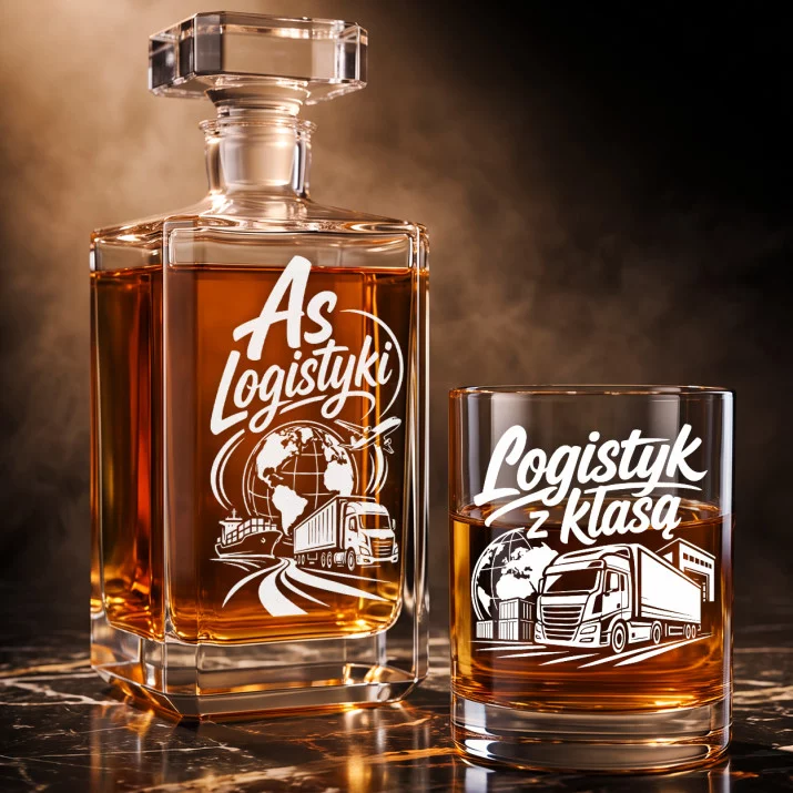 Zestaw Do Whisky Dla Logistyka Prezent Dla Mężczyzny: As Logistyki