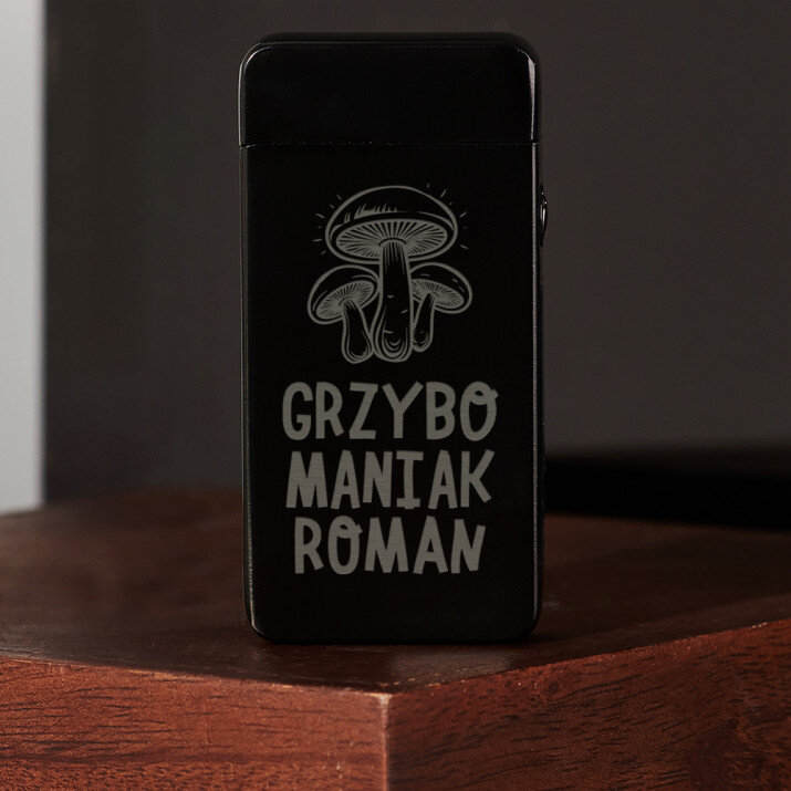 Grzybomaniak - Zapalniczka plazmowa czarna
