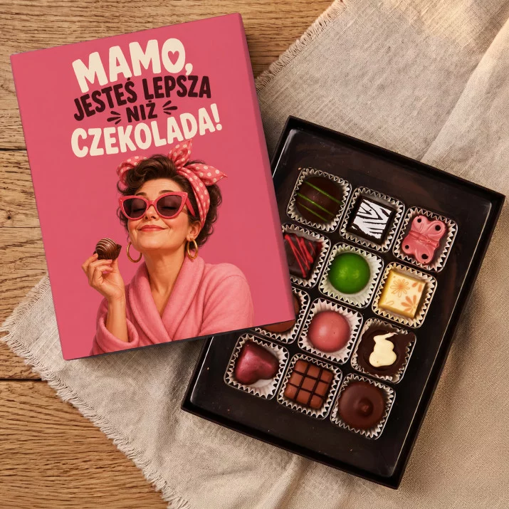 Czekoladki Na Dzień Mamy Prezent Dla Mamy Kobiety: Mamo Lepsza Niż Czekolada Czekoladki Na Dzień Mamy Prezent Dla Mamy Kobiety: Mamo Lepsza Niż Czekolada