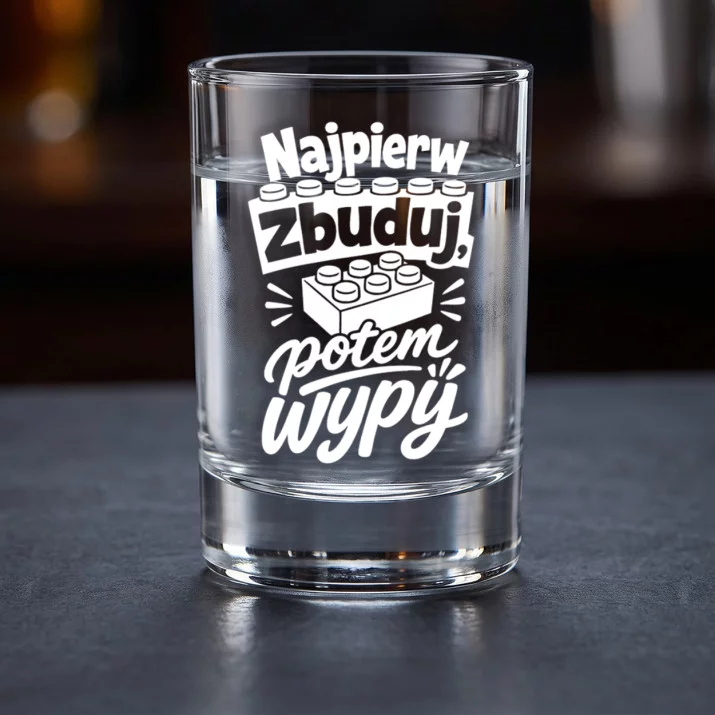 Kieliszki Do Wódki Dla Fana Lego Prezent Dla Mężczyzny: Klockowy Toast Kieliszki Do Wódki Dla Fana Lego Prezent Dla Mężczyzny: Klockowy Toast