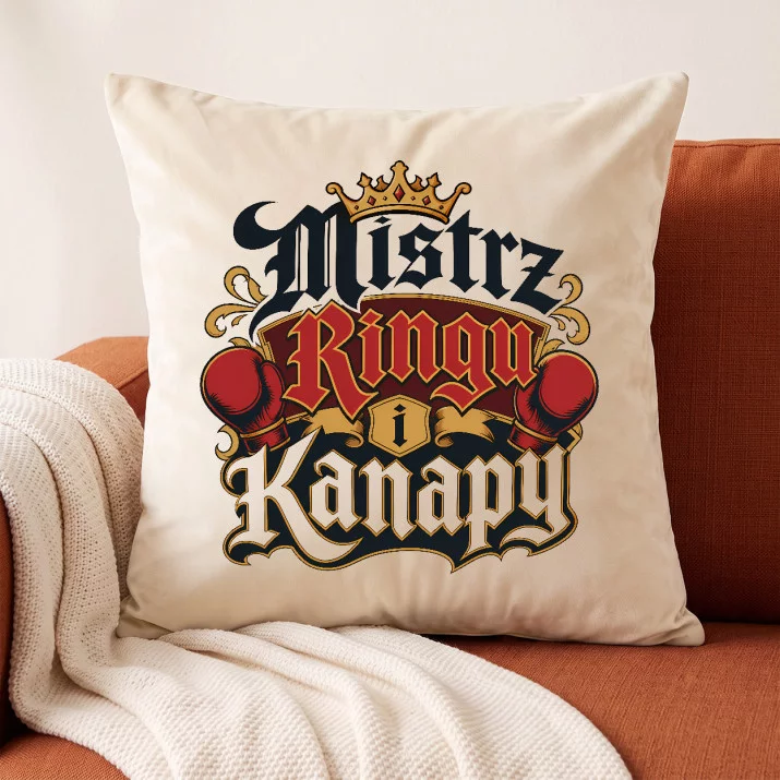 Poduszka Dekoracyjna Dla Boksera Prezent Dla Mężczyzny: Ringowy Humor Poduszka Dekoracyjna Dla Boksera Prezent Dla Mężczyzny: Ringowy Humor
