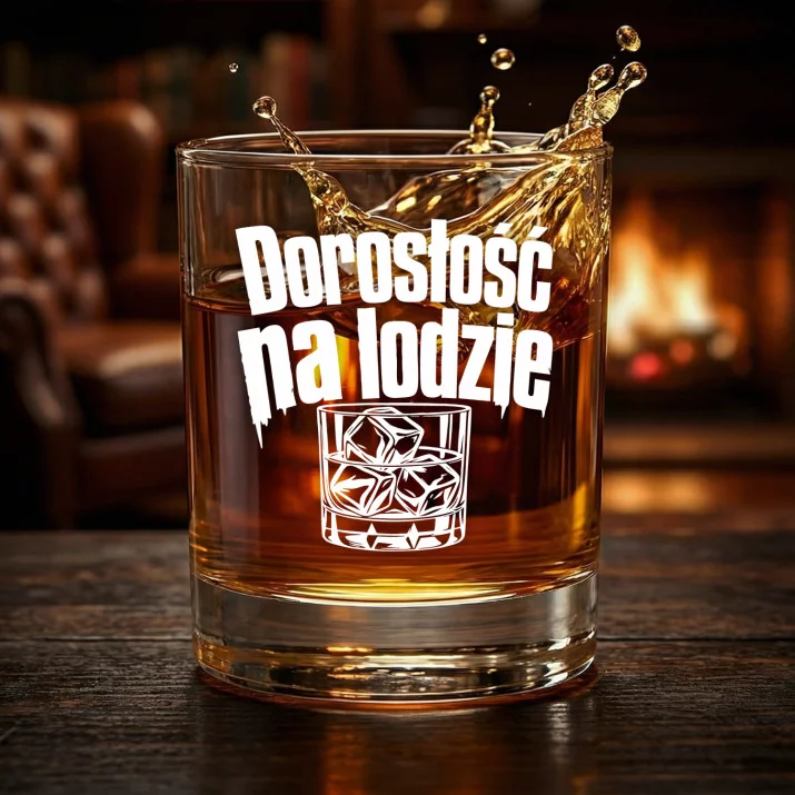 Szklanka Do Whisky Dla 18 Latka Prezent Dla Mężczyzny: Dorosłość Na Lodzie