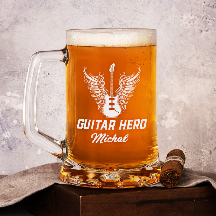 Guitar hero - Kufel na piwo