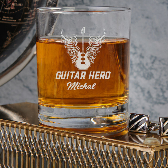 Guitar hero - Szklanka do whisky
